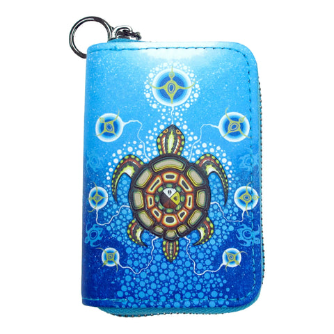 Zip Around Coin Wallet - Medicine Turtle (2273)