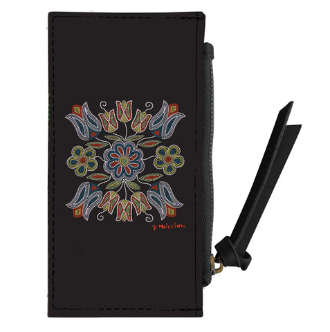 Native Fashion Card Holder - Silver Threads (2283)