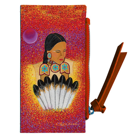 Native Fashion Card Holder - Moon Whispers (2286)