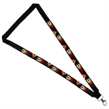 Loomed Cut Glass Lanyard Feather Pattern (BLL-C01)