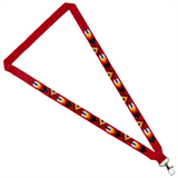 Loomed Cut Glass Lanyard Feather Pattern (BLL-C01)