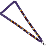 Loomed Cut Glass Lanyard Feather Pattern (BLL-C01)