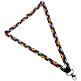 Loomed Cut Glass Lanyard Geometric & Feather Pattern (BLL-C03)