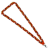 Loomed Cut Glass Lanyard Geometric & Feather Pattern (BLL-C03)