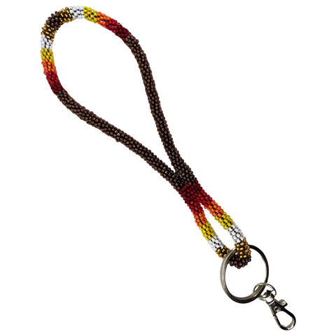 Wrap Beaded Wrist Lanyard Seed Beads (BLW-002)