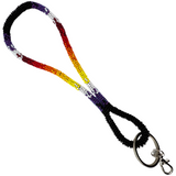 Wrap Beaded Blended Wrist Lanyard (BLW-200)
