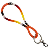 Wrap Beaded Blended Wrist Lanyard (BLW-200)