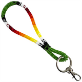 Wrap Beaded Blended Wrist Lanyard (BLW-200)