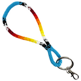 Wrap Beaded Blended Wrist Lanyard (BLW-200)