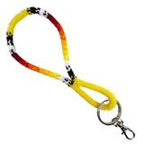 Wrap Beaded Blended Wrist Lanyard (BLW-200)