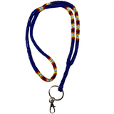 Peyote Stitch Cut Glass Beaded Lanyard (BLC-001)