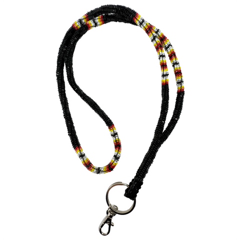 Peyote Stitch Cut Glass Beaded Lanyard (BLC-001)