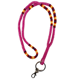 Peyote Stitch Cut Glass Beaded Lanyard (BLC-001)