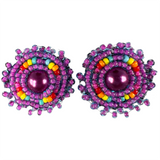 Beaded Stud Earrings (BSE-001)