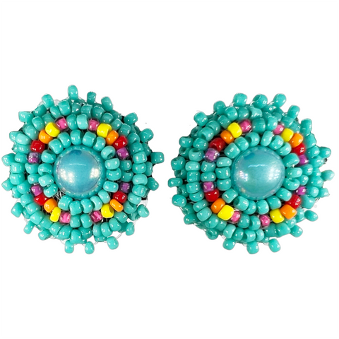 Beaded Stud Earrings (BSE-001)