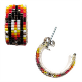 Peyote Stitch 2cm Hoop Earrings (BHL-001)