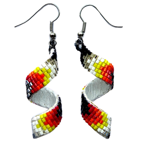 Beaded Earrings: Twist (BCC-E04)