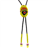 Beaded Bolo Tie - Bear Paw (BBT-003)