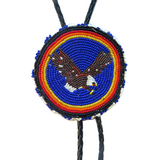Beaded Bolo Tie - Eagle (BBT-006)