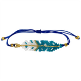 Beaded feather bracelet (bsc-fe3)