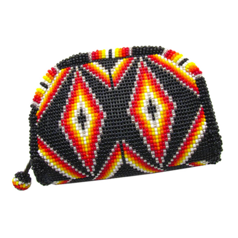 Loom Beaded Coin Purse - Hard Shell