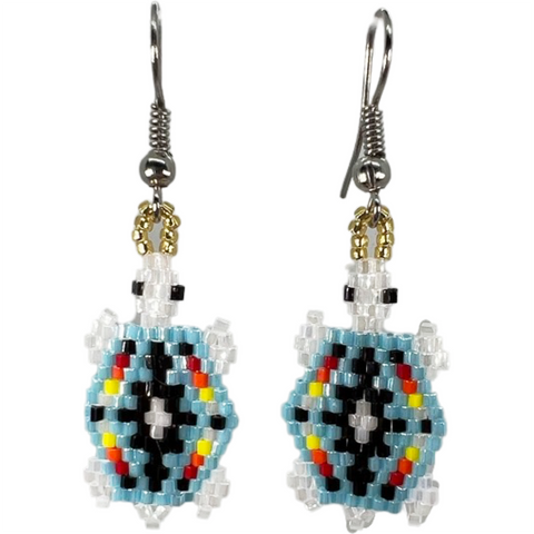 Beaded Turtle Earrings (BSC-TUR)