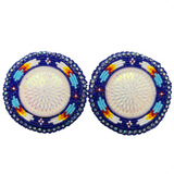 Glam- Circle Beaded Earrings