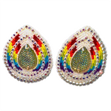 Beaded Glam Earrings Teadrop Crystal (GLAM-TEAR)