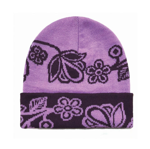 Knitted Tuque - Ojibwe Florals (TQ15)