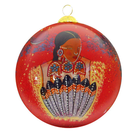 Glass Ornament - Moon Whispers Dance (9497)