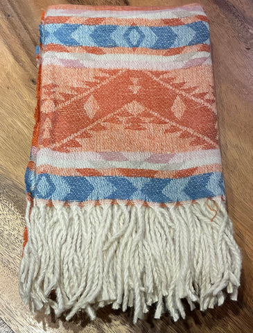 Wool Scarf - Oriana: Orange (NTV-SCF9-6)
