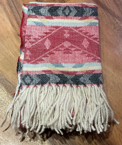 Wool Scarf - Oriana: Red (NTV-SCF9-9)