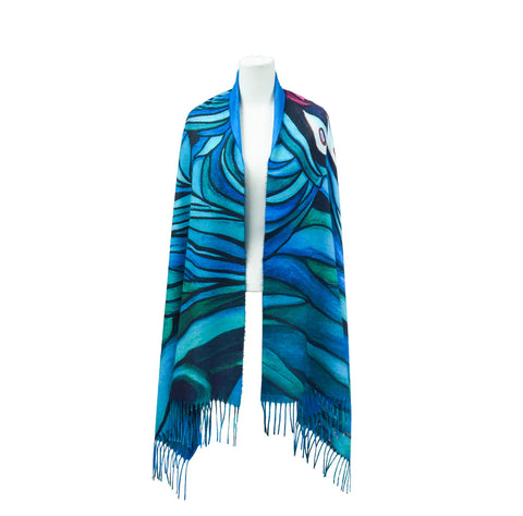Eco Shawl - Spirit Fish (18146)