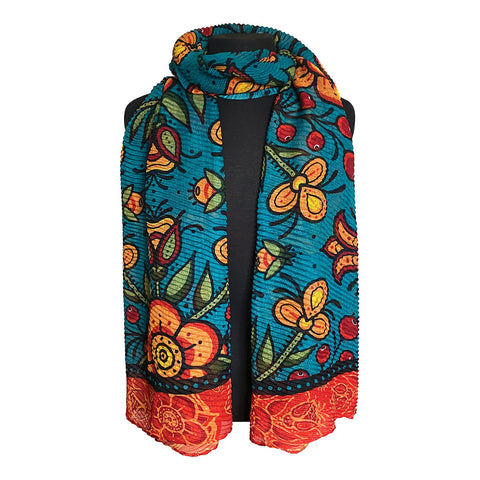 Eco Scarf - Prairie Beadwork (ESCARF33)