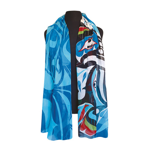 Signature Scarf - Raven and Killer Whale (SIGSCARF13)