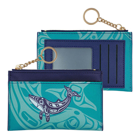 Zippered Card Wallet - Humpback Whale (CARD14)