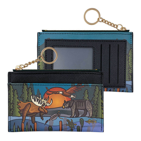 Zippered Card Wallet - All My Relatives (CARD21)
