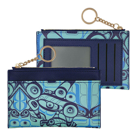 Zippered Card Wallet - Orca Song (CARD26)