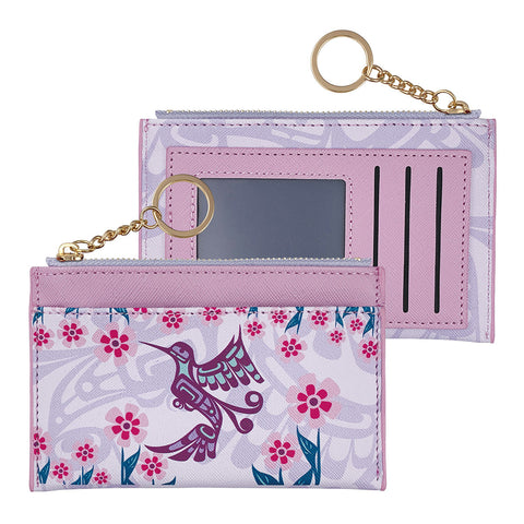 Zippered Card Wallet - Hummingbird (CARD19)