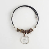 Dreamcatcher Coil Bracelet - Tigers Eye (DCWR57)