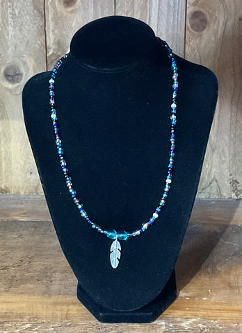 Glass Beaded Necklace - Magical (MN802)