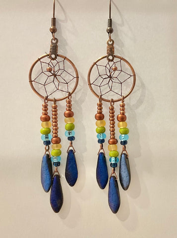 Dreamcatcher Earrings - Prismatic 0.75” (DC14)