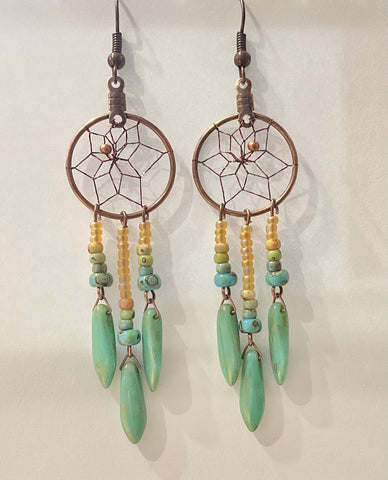 Dreamcatcher Earrings - Picasso 0.75” (DCC21)