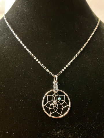 Dreamcatcher Necklace - Plain 0.75” (DC10-P)