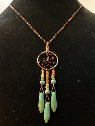 Dreamcatcher Necklace - Picasso 0.75” (DCC21-P)