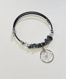 Dreamcatcher Coil Bracelet - Hermatite (DCWR54)