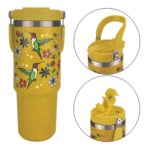 Easy-Carry Insulated Tumbler - Hummingbird: Nenookaasi (ECT42)
