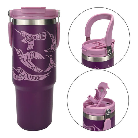 Easy-Carry Insulated Tumbler - Hummingbirds (ECT15)