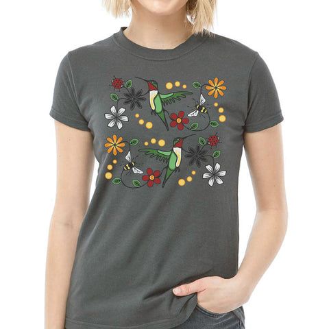 T-shirt NW: Hummingbird - Nenookaasi (TSWAH)