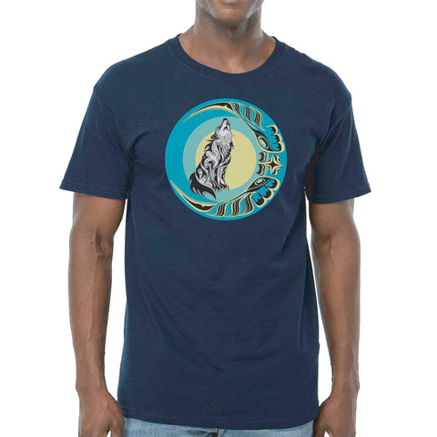 T-shirt NW: Spirit Wolf and Eagle Moon (TSSWE)
